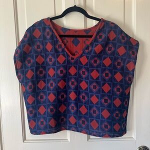 Ace & Jig Mason Top - Neptune/Copper | 4-Way Reversible | Size M/L